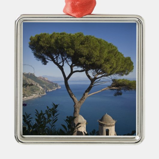 Amalfi Küste, Ravello, Kampanien, Italien Silbernes Ornament (Vorne)