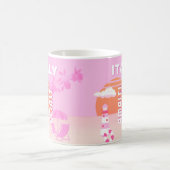 Amalfi Küste, Reisekunst, Preppy Travel, Rosa Kaffeetasse (Mittel)