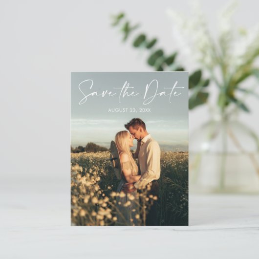 Amalfi-Küste Save the Date Postkarte (Stehend Vorderseite)