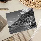 Amalfi Küste schwarz und Fotografie Postkarte