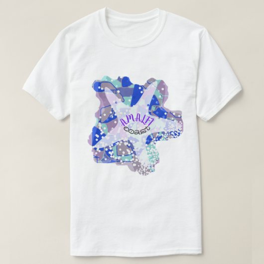 Amalfi-Küste Starfish T-Shirt (Design vorne)