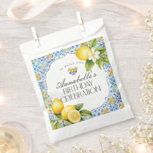 Amalfi Küste Toskana Geburtstagsparty Dessert Geschenktütchen