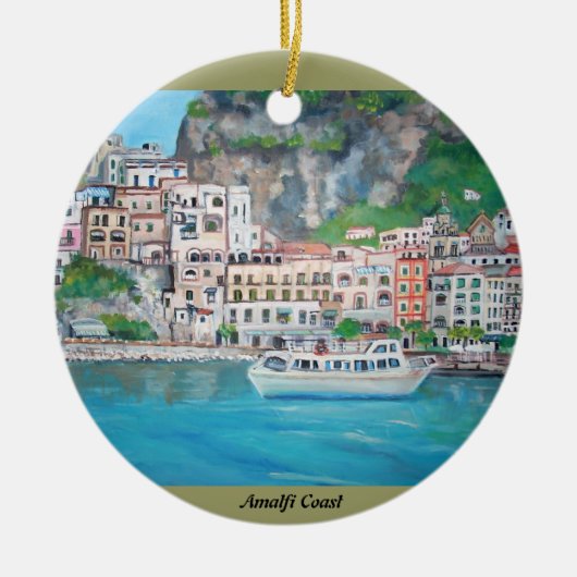 Amalfi-Küste - Verzierung Keramikornament (Vorne)