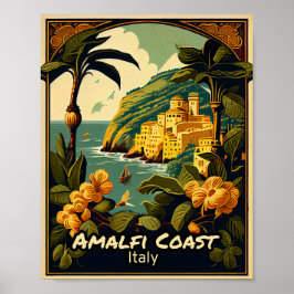 Amalfi Küste Vintag Poster