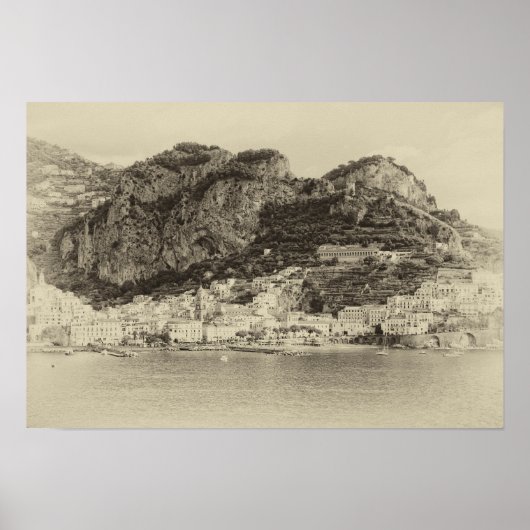 Amalfi-Küste Vintage Poster (Vorne)