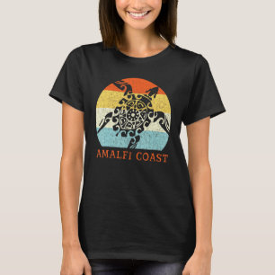 Amalfi-Küste Vintage Retro Turtle Europäischer Url T-Shirt