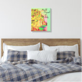 Amalfi Küste von Italien Canvas Print von Künstler Leinwanddruck (Insitu (Schlafzimmer))