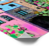 Amalfi Küste von Italien Digitale Kunst Traditione Poster (Ecke)