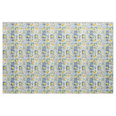 Amalfi Küste Wasserfarbe Mittelmeerlemon Stoff (Fat Quarter (45,7 x 55,9 cm))