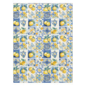 Amalfi Küste Wasserfarbe Mittelmeerlemon Tischdecke (Vorderseite)