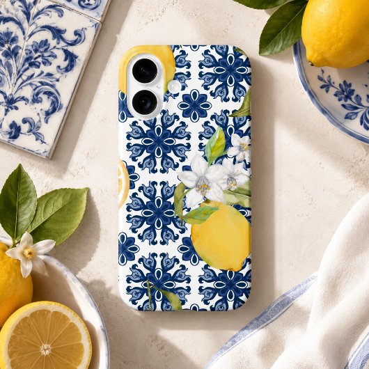 Amalfi-Küsten-Fliesenmuster iPhone-Hülle Case-Mate iPhone Hülle