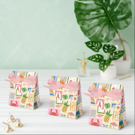 Amalfi-Küsten-Sommer-Mittelmeer-Muster  Geschenkschachtel