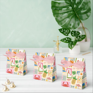 Amalfi-Küsten-Sommer-Mittelmeer-Muster Geschenkschachtel