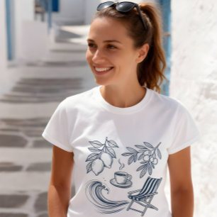 Amalfi-Küsten-Sommer-T-Shirt T-Shirt