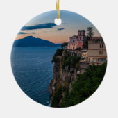 Amalfi-Küsten-Weihnachtsverzierung Keramikornament (Hinten)