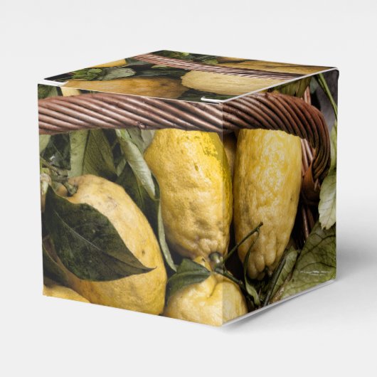 Amalfi Lemon Basket Geschenkschachtel (Vorderseite)
