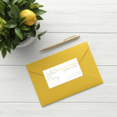 Amalfi Lemon Chic Adressaufkleber