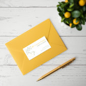 Amalfi Lemon Chic Adressaufkleber