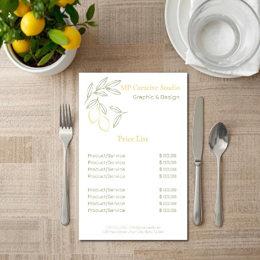 Amalfi Lemon Chic Flyer