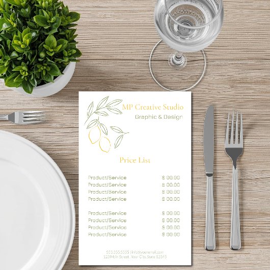 Amalfi Lemon Chic Flyer