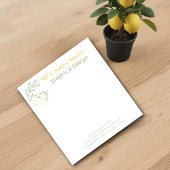 Amalfi Lemon Chic Notizblock