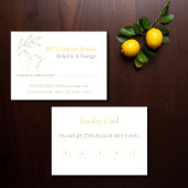 Amalfi Lemon Chic Treuekarte