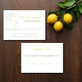 Amalfi Lemon Chic Treuekarte