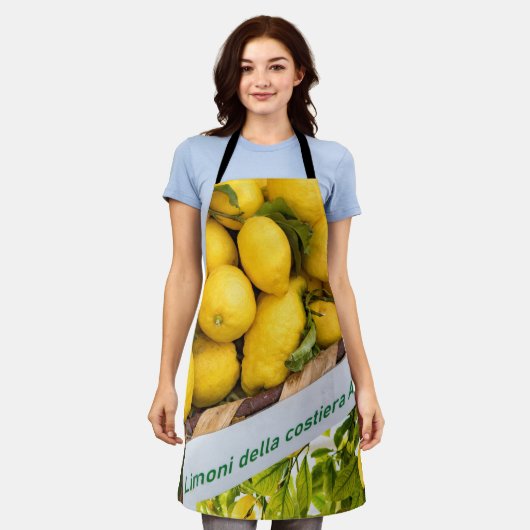 Amalfi Lemon Dream #3 #travel #wall #art Schürze (Getragen)