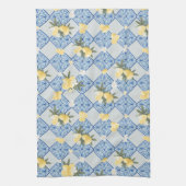 Amalfi Lemon Drehung Tile Vibes 1 Geschirrtuch (Vertikal)