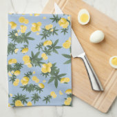 Amalfi Lemon Drehung Vibes 1 Geschirrtuch (Viertel Falte)