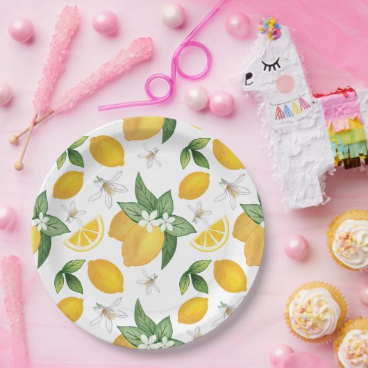 Amalfi Lemon Papierplatte Pappteller (Party)