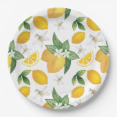 Amalfi Lemon Papierplatte Pappteller (Vorderseite)