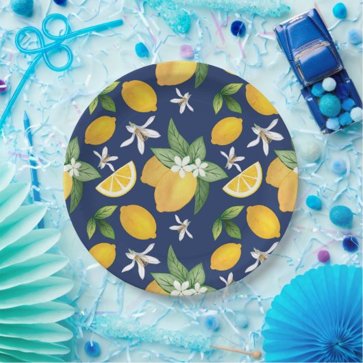 Amalfi Lemon Papierplatte Pappteller (Party)