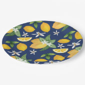 Amalfi Lemon Papierplatte Pappteller (Schrägansicht)