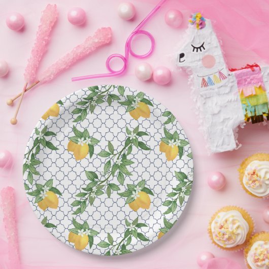 Amalfi Lemon Papierplatte Pappteller (Party)