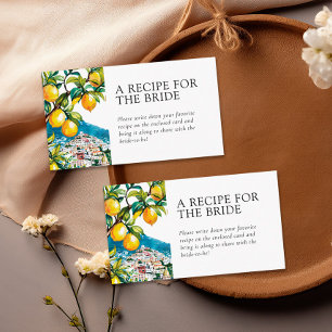 Amalfi Lemon Recipe Request Brautparty Begleitkarte