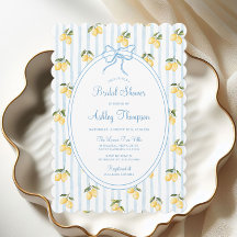 Amalfi Lemon und Bow Brautparty