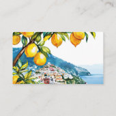 Amalfi Lemon Wie viele Kisses Brautparty Begleitkarte (Rückseite)