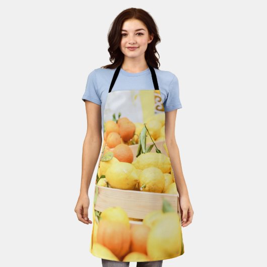 Amalfi Lemons & Orange #1 #travel #wall #art Schürze (Getragen)
