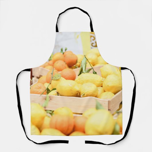Amalfi Lemons & Orange #1 #travel #wall #art Schürze (Vorderseite)