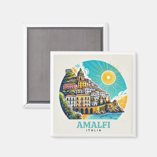 Amalfi Magnet (Vorderseite/Rückseite)