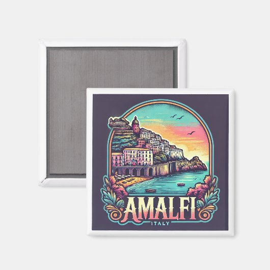 Amalfi Magnet (Vorderseite/Rückseite)