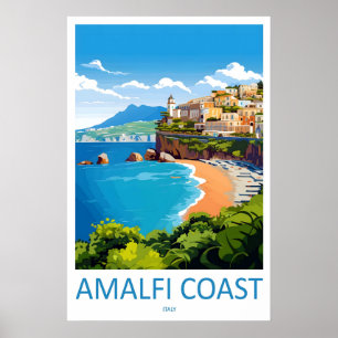 Amalfi-Park-Skiplakat Reise Vintage National Poster