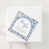 Amalfi Positano Mediterranean Blue Tile Vielen Dan Geschenkanhänger (Beispiel)