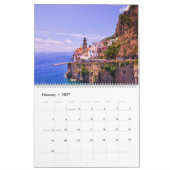 Amalfi, Positano Wall Calendar Groß Kalender (Feb 2027)