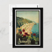 Amalfi Postkarte (Vorne/Hinten)