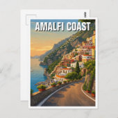 Amalfi Postkarte (Vorne/Hinten)