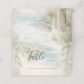 Amalfi Reverie — Mediterrane Hochzeit am Meer Platzkarte (Außenseite Aufgefaltet)