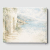 Amalfi Reverie — Mediterranean Coastal Wedding Gästebuch (Rückseite)