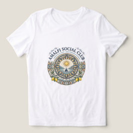 Amalfi Social Club Mittelmeer-Küstenflucht Tri-Blend Shirt